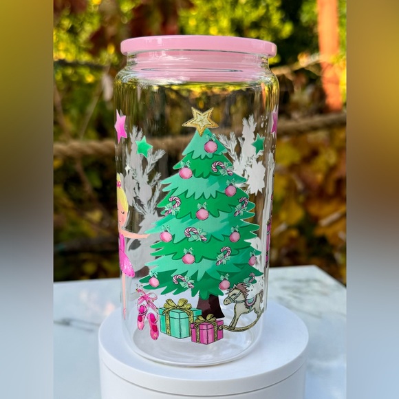 Nutcracker ballet Libbey can glass tumbler 16oz - Picture 2 of 3